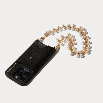 Bandolier Emelia Wristlet - Black/gold