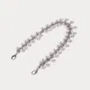 Bandolier Emelia Wristlet Strap - Pearl Silver/silver
