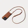 Bandolier Emma Pebble Leather Crossbody  - Sienna/gold
