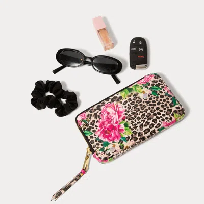 Bandolier Expanded Zip Pouch - Ceci Cheetah/gold
