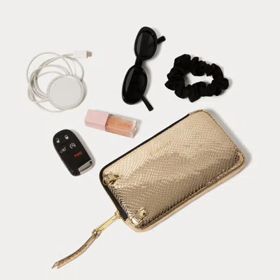 Bandolier Expanded Zip Pouch - Chrome Gold/gold