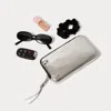 Bandolier Expanded Zip Pouch - Chrome Silver/silver
