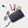 Bandolier Expanded Zip Pouch - Indigo/gold