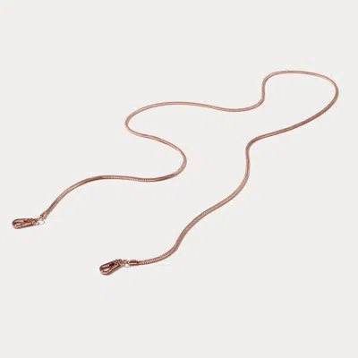 Bandolier Gia Crossbody Strap - Rose Gold/rose Gold
