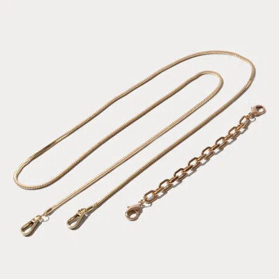 Bandolier Gia Strap Set - Gold/gold