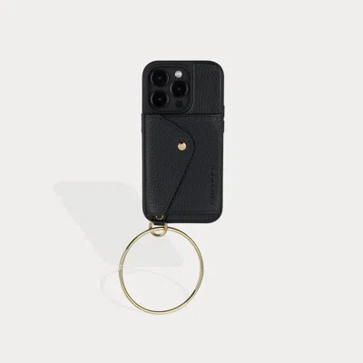 Bandolier Gigi O-ring Wristlet - Black/gold