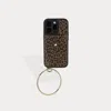 Bandolier Gigi O-ring Wristlet - Dark Leopard/gold
