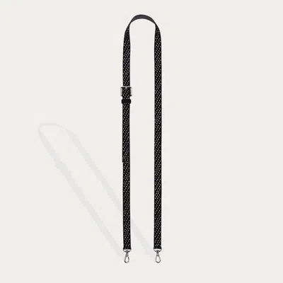 Bandolier Hailey Rhinestone Strap Only - Black/silver