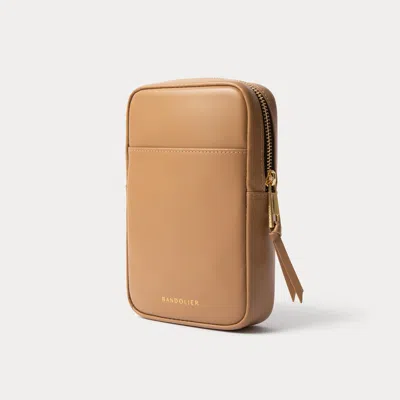 Bandolier Large Expanded Pouch - Tan/gold