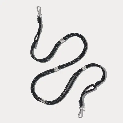 Bandolier Layla Rope Strap - Black/silver