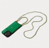 Bandolier Lily Crossbody Iphone Case Set - Green Snake/gold
