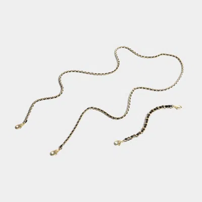 Bandolier Lily Strap Set - Black/gold