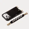 Bandolier Lizzy Satin Phone Case - Black/gold