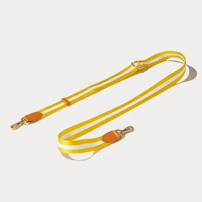 Bandolier Olivia Strap - Yellow/gold In White