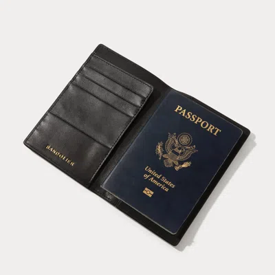 Bandolier Passport Holder - Black/gold