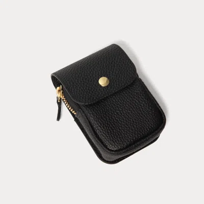 Bandolier Remi Magnetic Zipper Pouch - Black/gold