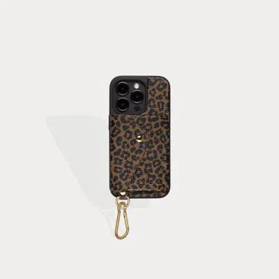 Bandolier Ryder Carabiner - Dark Leopard/gold