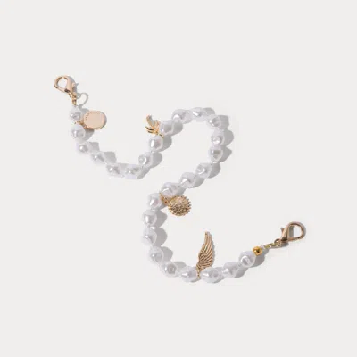 Bandolier Selena Wristlet - Pearl/gold