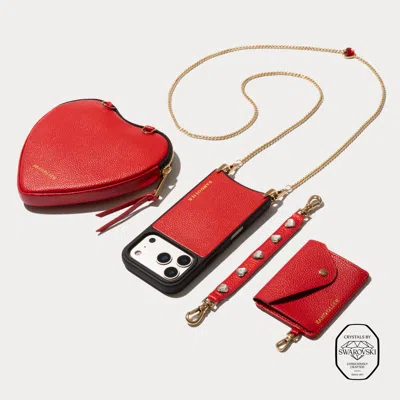 Bandolier The Heartbreaker Set - Red/gold