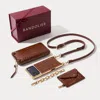 Bandolier The Luxe Gift Set - Brown Croc/gold