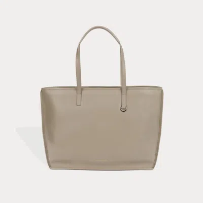 Bandolier Tote Bag - Greige/silver