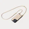 Bandolier Vivian Crossbody Phone Case - Ecru Croc/gold