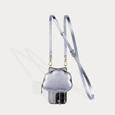 Bandolier Willa Cloud Crossbody  - Metallic Powder Blue/gold