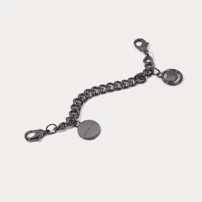 Bandolier Wristlet Circle Heart Charm - Pewter/pewter