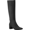 Bandolino Addyson Womens Wide Calf Faux Suede Knee-high Boots In Black