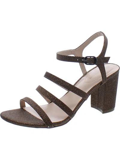 Bandolino Aimmie 3 Womens Ankle Strap Block Heel Heels In Multi