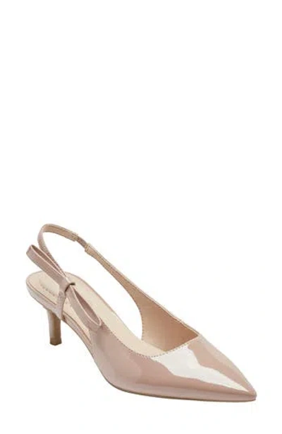 Bandolino Alilac Bow Slingback Pump In Neutral