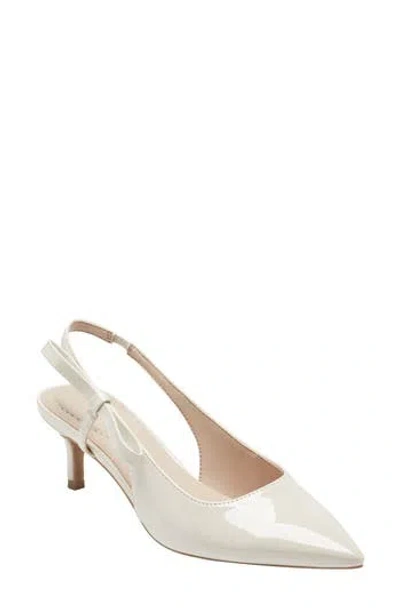 Bandolino Alilac Bow Slingback Pump In White