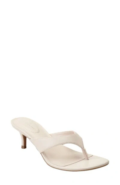 Bandolino Ammer Kitten Heel Flip Flop In White