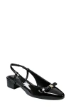 Bandolino Women's Andies Bow Block Heel Slingback Pumps In Black 001