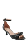 Bandolino Andora Ankle Strap Kitten Heel Sandal In Blk01