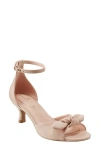 Bandolino Andora Ankle Strap Kitten Heel Sandal In Light Pink