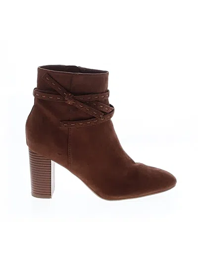 Pre-owned Bandolino Ankle Boots In Brown