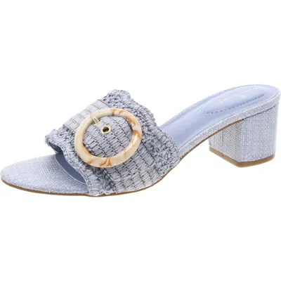Bandolino Anni Womens Slip On Open Toe Mule Sandals