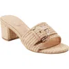 Bandolino Ardonna Block Heel Sandal In Light Natural