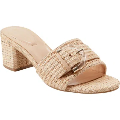 Bandolino Ardonna Block Heel Sandal In Light Natural