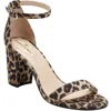 Bandolino Armory 2 Womens Open Toe Ankle Strap Heel Sandals In Multi
