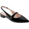 Bandolino Aubriana Slingback Mary Jane Pointed Toe Flat