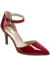 Bandolino Ginata Womens Patent Leather Ankle Strap Pumps In Multi
