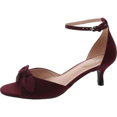 Bandolino Bnandora2 Womens Bow Manmade Ankle Strap In Pink
