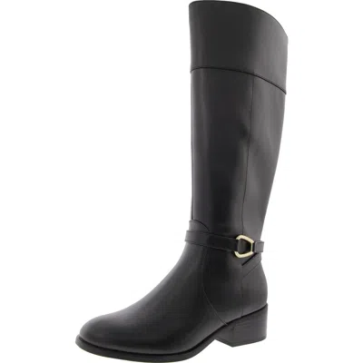 Bandolino Bndenie3 Womens Buckle Manmade Knee-high Boots In Black