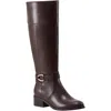 Bandolino Bndenie3 Womens Buckle Manmade Knee-high Boots In Brown