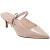 Bandolino Bnmayblis3 Womens Solid Manmade Heels In Light Natural Patent