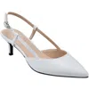 Bandolino Bnmovito Womens Solid Manmade Pumps In White