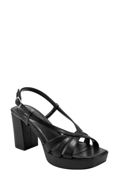 Bandolino Brie Platform Sandal In Black