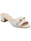 Bandolino Callie3 Womens Slide Slip On Slide Sandals In White